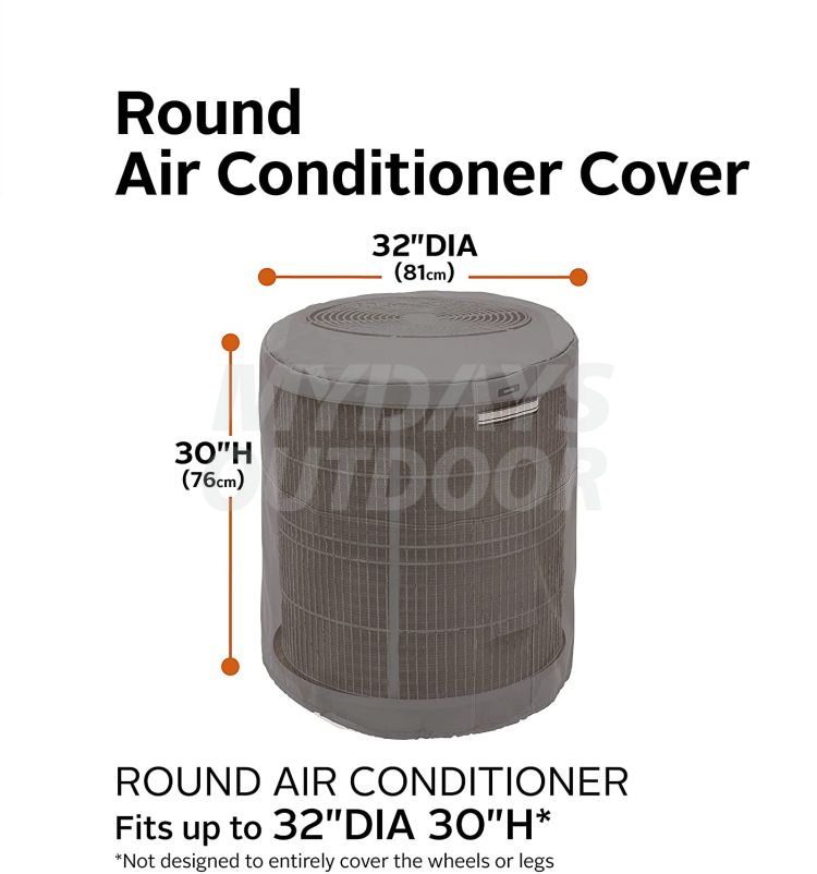 Water-Resistant 34 Inch Air Conditioner Cover MDSGC-17