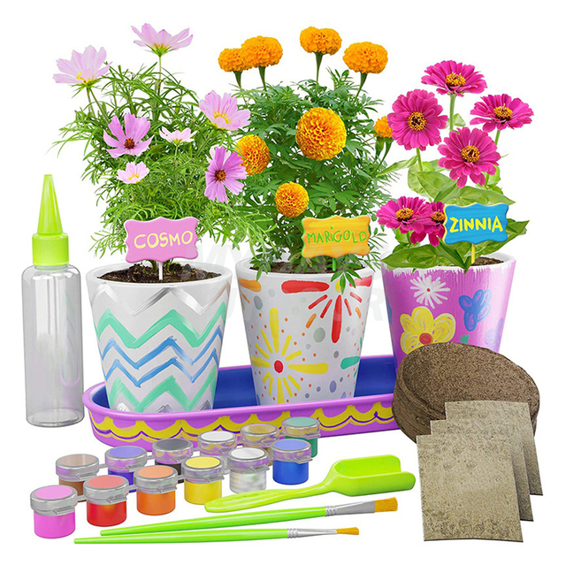 Färg & växt stengods blomsterträdgårdssats