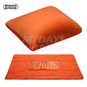 Heated Pillow Blanket 2 in 1 Blanket Zips Into A Pillow MDSCL-17
