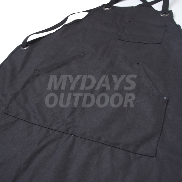 Canvas Garden Apron with Pockets in Kitchen Cooking Outdoor Gardening MDSGA-3