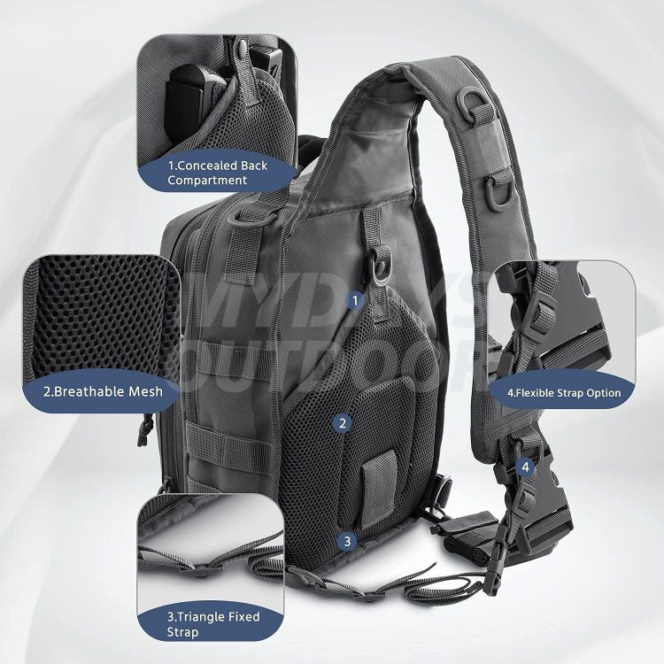 Tactical Sling Bag Pack Military Rover Shoulder Sling Backpack MDSHS-3