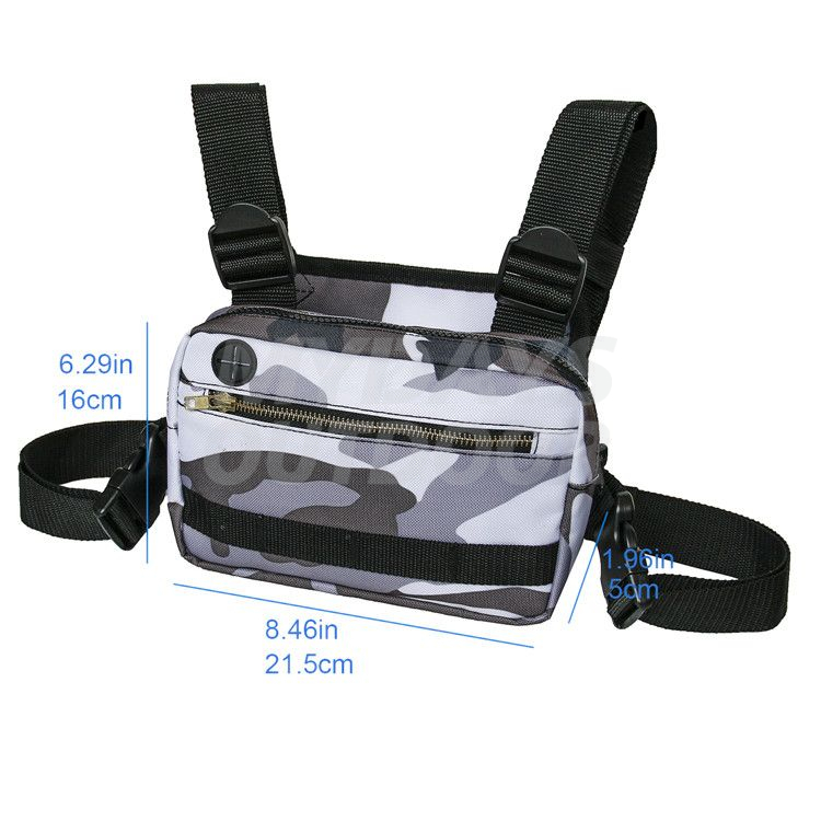 Outdoor Water Resistant Chest Bag Tactical Molle Chest Bag Hands Free Utility Chest Pack MDSSC-2