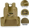 Tactical Pistol Backpack Holds Up to 6 Handguns, Gun Range Backpack MDSHR-7