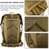 Tactical Travel Backpack 60L Military MOLLE Duffel Bag (Rain Cover & Patch Included) MDSHD-5