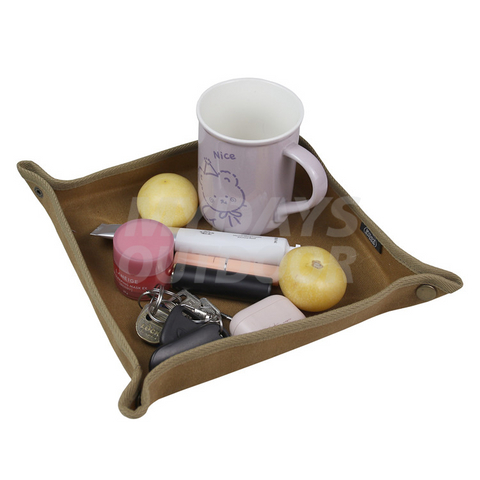 Складний кемпінговий піднос ручної роботи з водостійкого полотна MDSCO-18