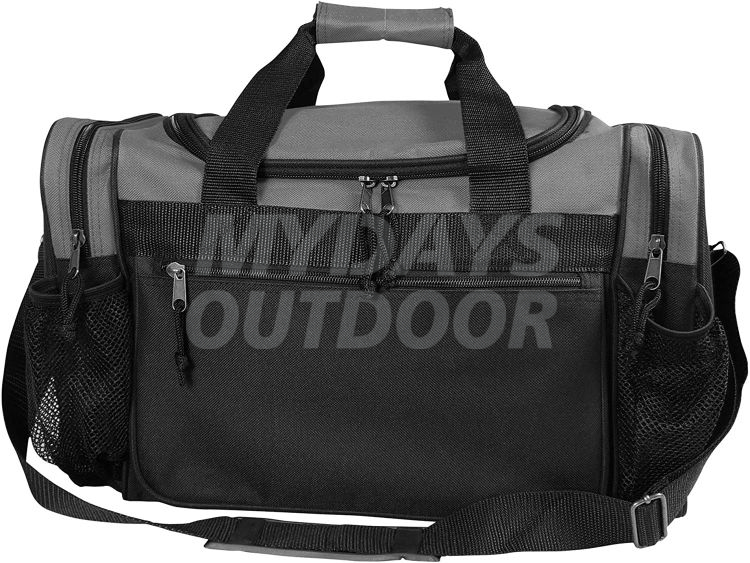 Breathable Duffel Bag Dual Front Mesh Pockets Travel Carry On Sport Duffel Gym Bag MDSSD-1