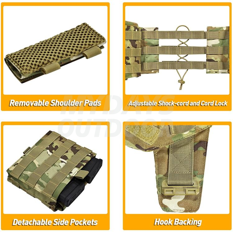 Hunting and Tactical Vest Quick Release Airsoft Vest Military Vest MDSHV-2