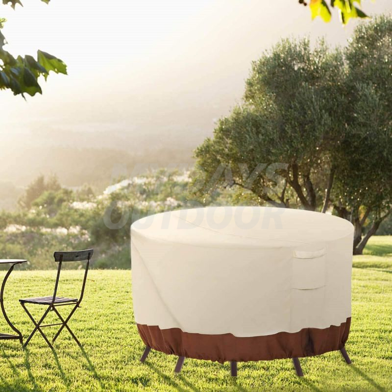 Round Patio Furniture Covers Outdoor Table Chair Set Covers MDSGC-19