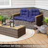 Tufted 3-delt settee pute sett MDSGE-20