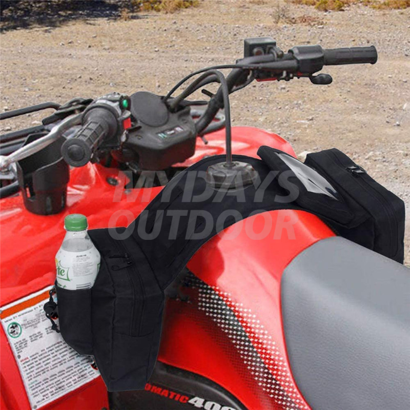 Waterproof ATV UTV Saddle Bag Cargo Tank Phone Bag MDSOB-12