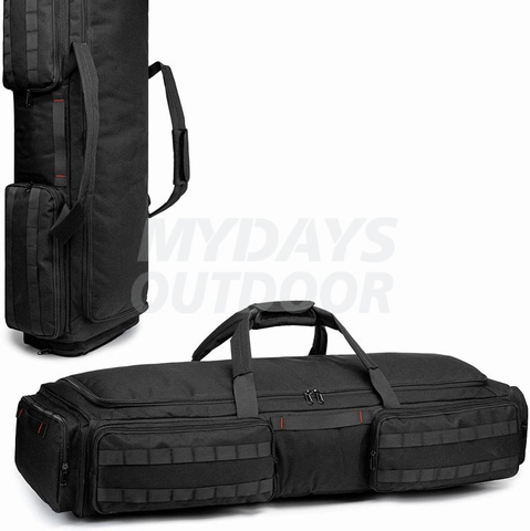 Sac à pistolet à pistolet de fusil tactique de 36 pouces avec 4 diviseurs intérieurs détachables MDSHG-5