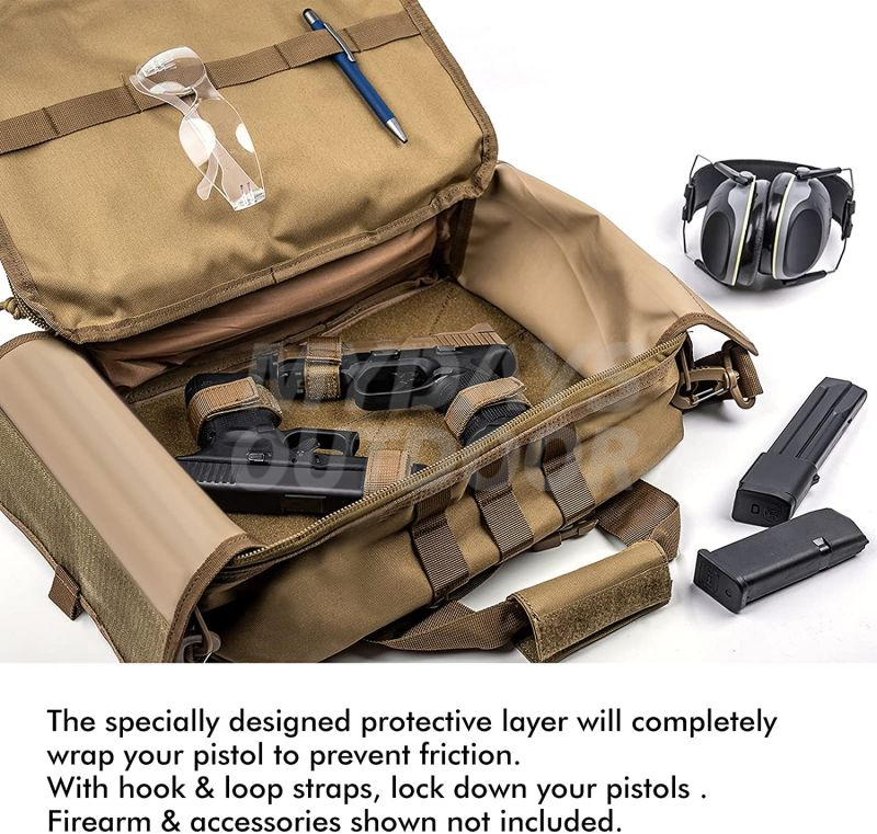 Tactical Shooting Bag for Storage Pistol Range Bag Ammo Firearm Accessories MDSHR-9
