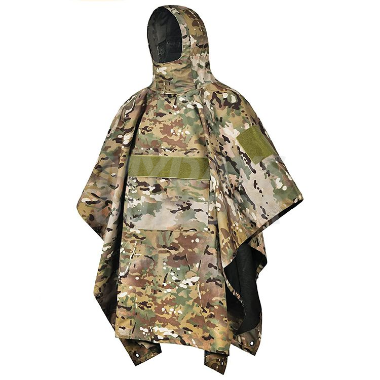 Tactical Poncho Multipurpose Waterproof Military Tent Poncho MDSCH-3