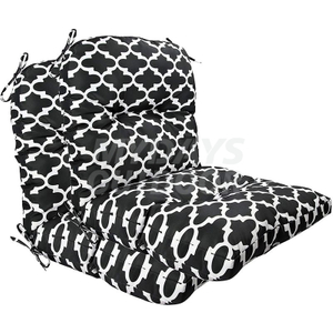 Outdoor Indoor High Back Chair Tufted Cushions Patio Seating Cushions MDSGE-4