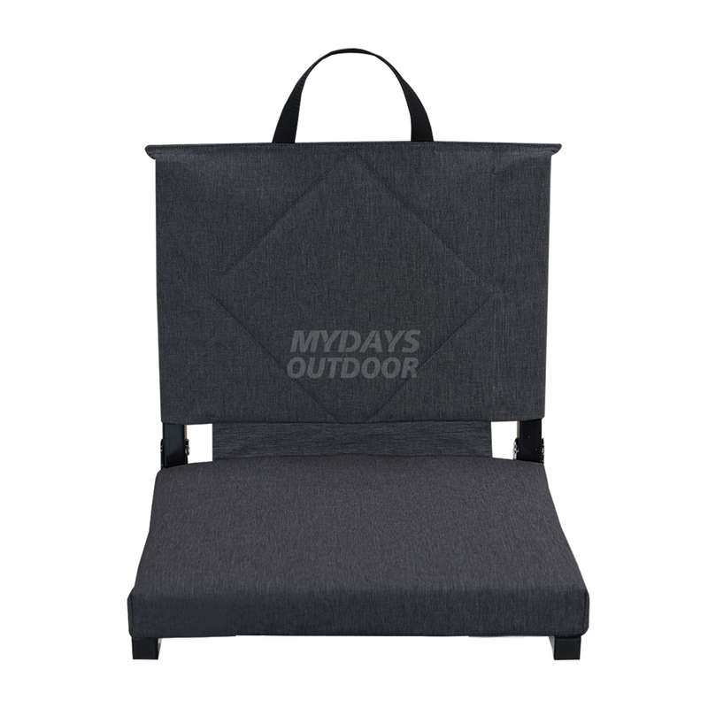 Custom Wide Portable Steel Stadium Seat Cushion with Back Support MDSCS
