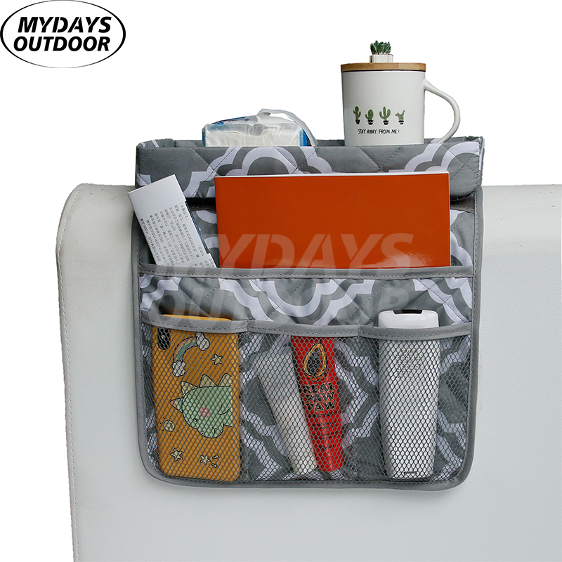 Sofa Armrest Organizer Caddy with Cup Holder Tray MDSOO-6