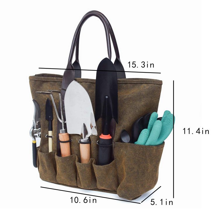 HeavyDuty Canvas Garden Tool Tote Bag MDSGG3 Mydays Outdoor
