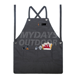 Canvas Garden Apron with Pockets in Kitchen Cooking Outdoor Gardening MDSGA-3