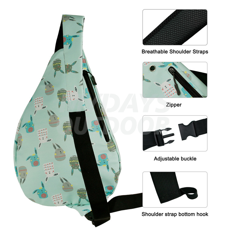 Durable Rope Bag Crossbody Sling ​Shoulder Bag Bike Riding Bag For Women MDSSS-3