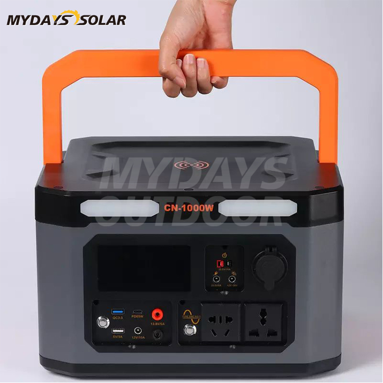 Sončni generatorski polnilnik baterije Prenosni sončni elektrarni Outdoor Energy Power Bank Supply MDSO-6