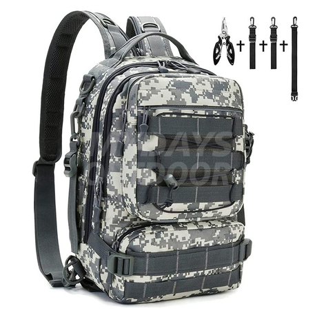 Рюкзак для зберігання рибальських снастей Сумки для рибальського снасті з тримачем для вудки MDSFB-7