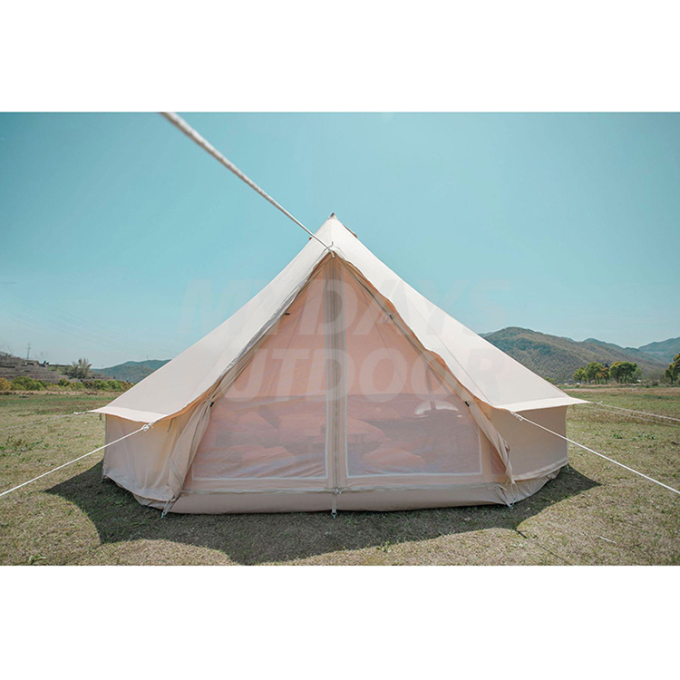 Large Cotton Canvas Yurt Tent for Family Luxury Glamping Bell Tent MDSCE-2