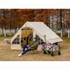 Inflatable Log Canvas Outdoor Cabin House Hiking Outdoor Tent