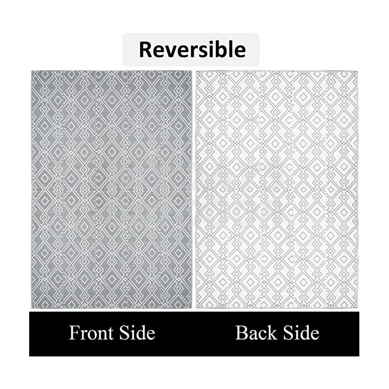 Reversible Mat, Plastic Straw Rug, Large Floor Mat MDSCM-10