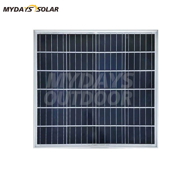 Polycrystalline Monocrystalline Silicon Customized Aluminum Frame Small PV Power 50W Solar Panel MDSP-6