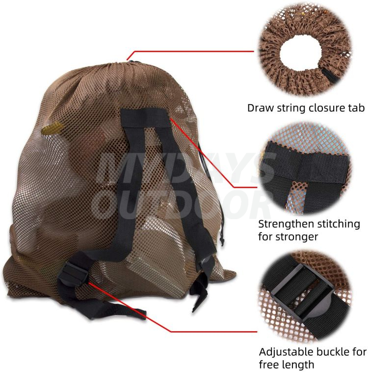 Hunting Bags Mesh Decoy Bag Turkey Hunting Backpack,Teal Decoys Bag MDSHC-4