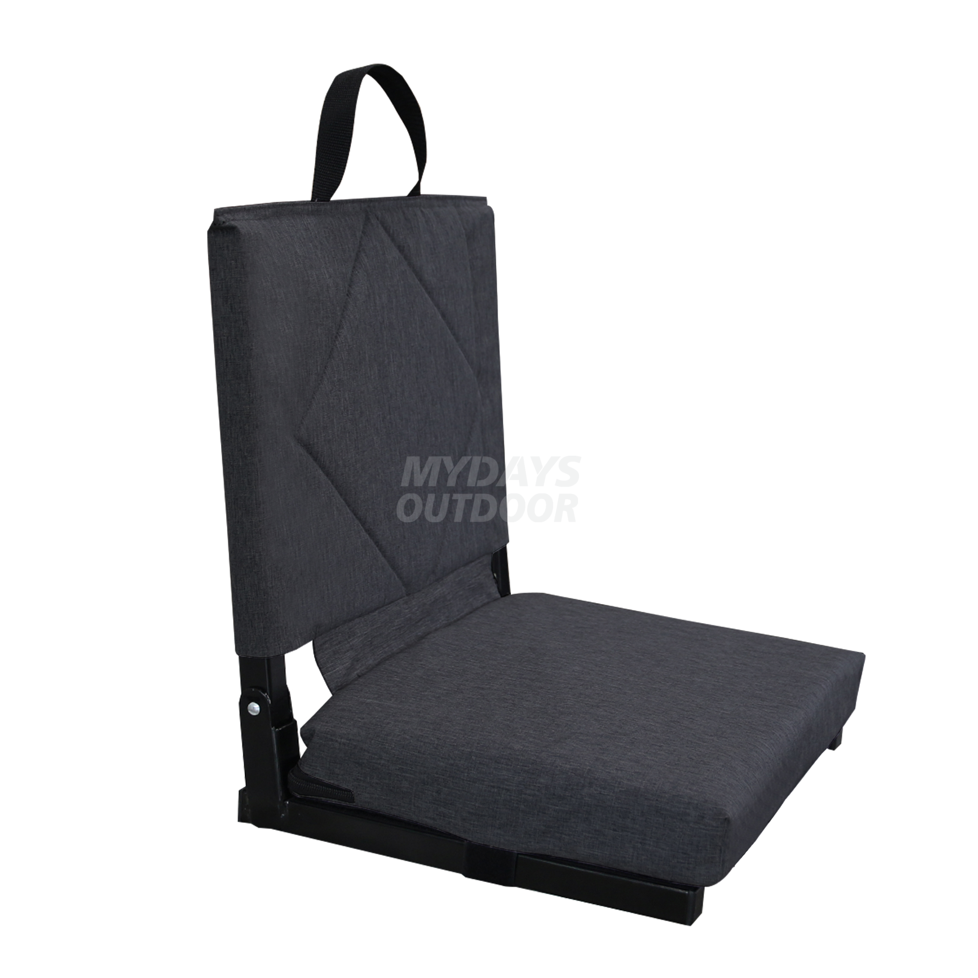 Custom Wide Portable Steel Stadium Seat Cushion with Back Support MDSCS