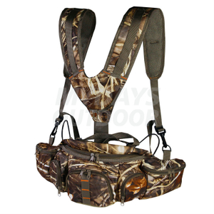 Hunting Camo Fanny Pack with with Shoulder Straps for Climbing Hiking MDSHF-4