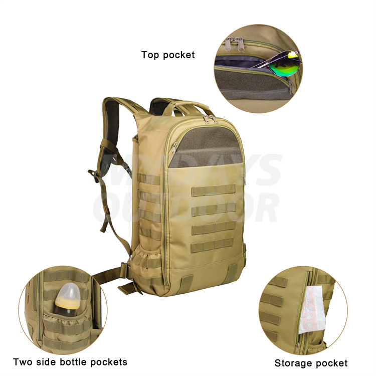 Mens Tactical Diaper Bag Backpack MDSHB11 Mydays Outdoor
