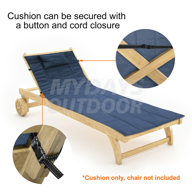 Chaise Lounge Seat Cushion For Patio Lounge Chairs MDSCM-36