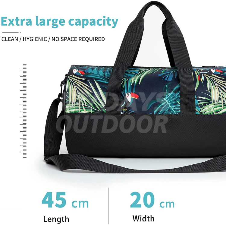 Water Resistant Small Dry Wet Separated Sports Gym Bag Travel Luggage Sports Duffel Bag MDSSG-4