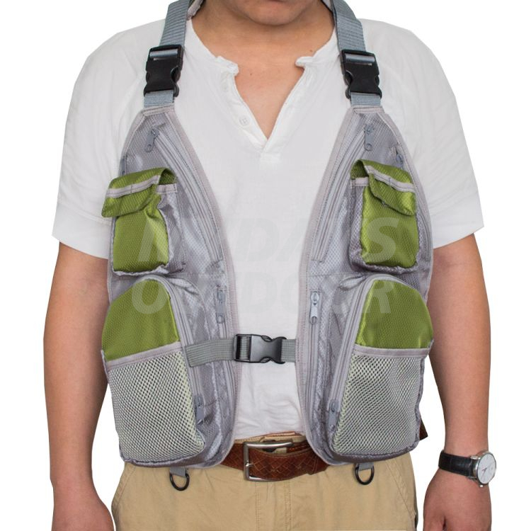 Comfortable Mesh Fishing Vest Fishing Vest with Multi-Pockets MDSFV-1 