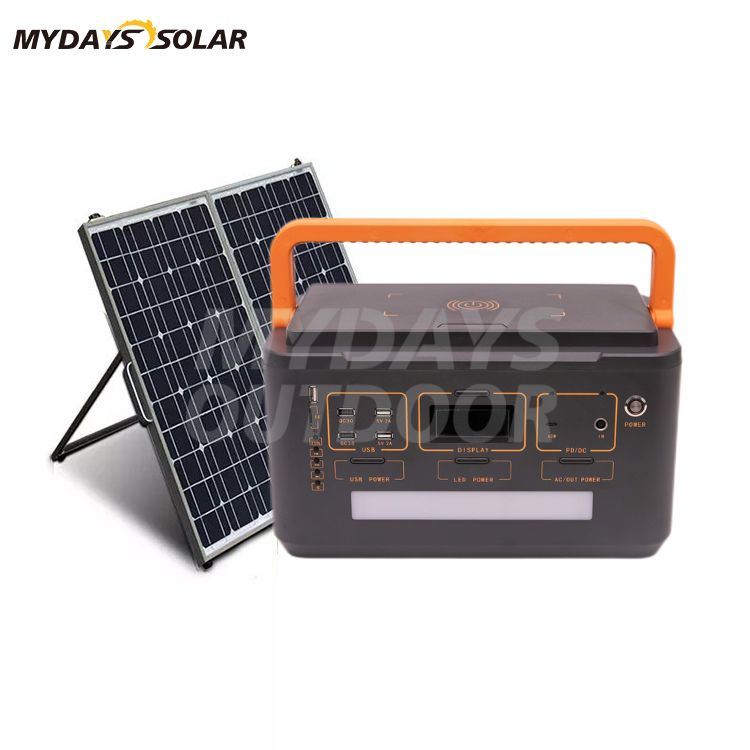 High Performance 500W Portable Solar Power Station for Outdoor MDSO-11