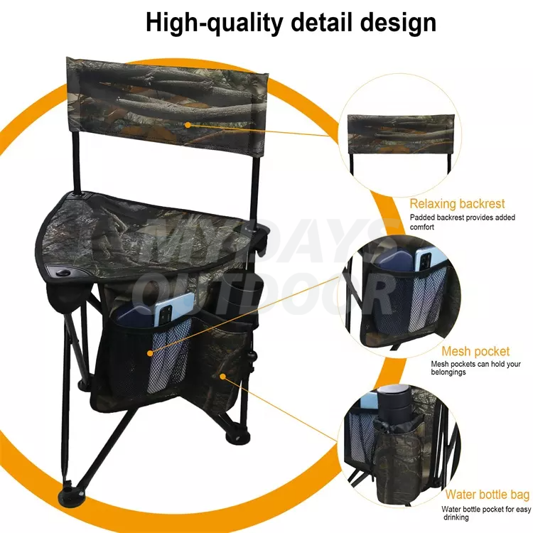 Foldable Fishing chair with Backrest MDSOB-15